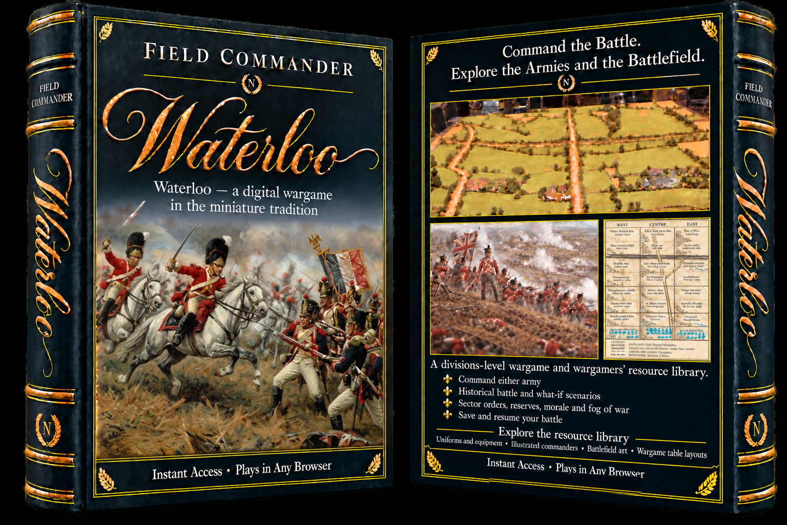 Field Commander Waterloo game cover